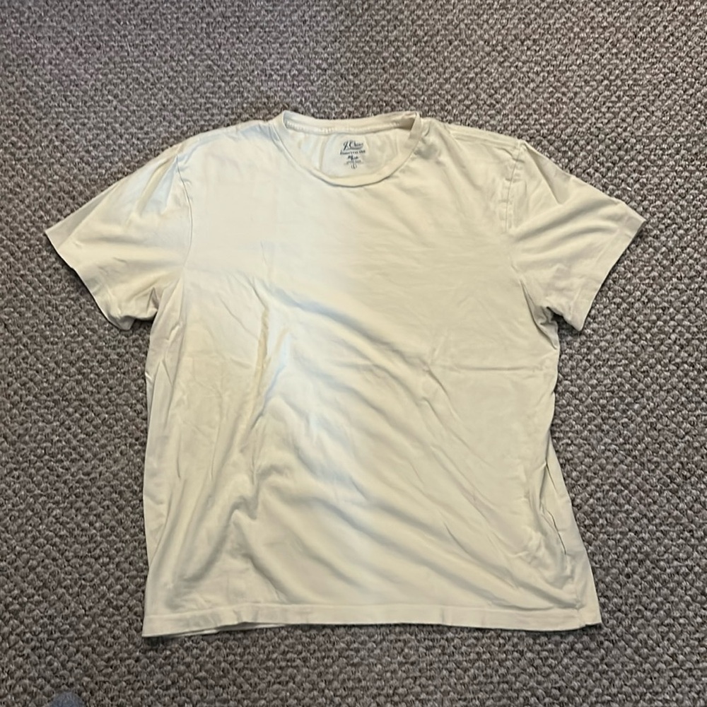 J Crew Essential Tee Knit Goods Cotton Yarns Size Large